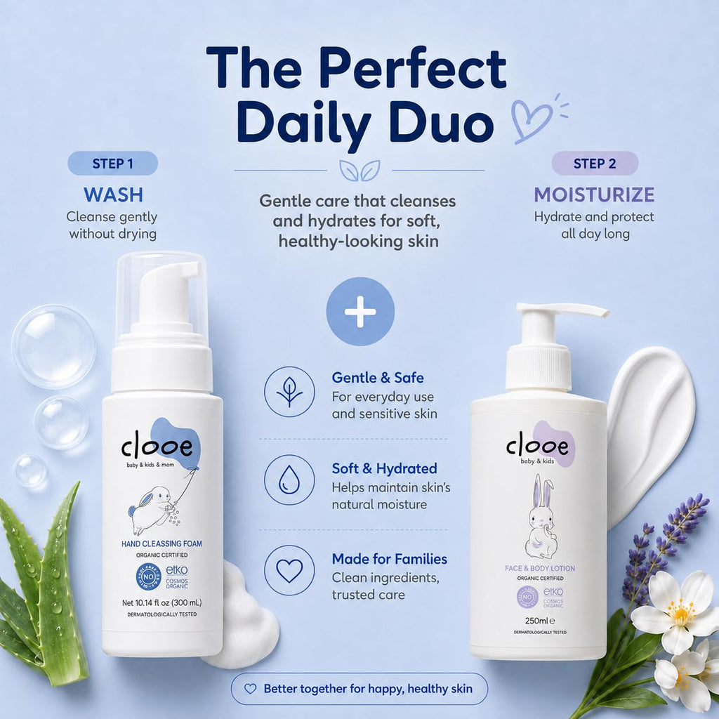 Clooe Organic Foaming Hand Wash – Aloe Vera & Blueberry, 300 mL – image 7
