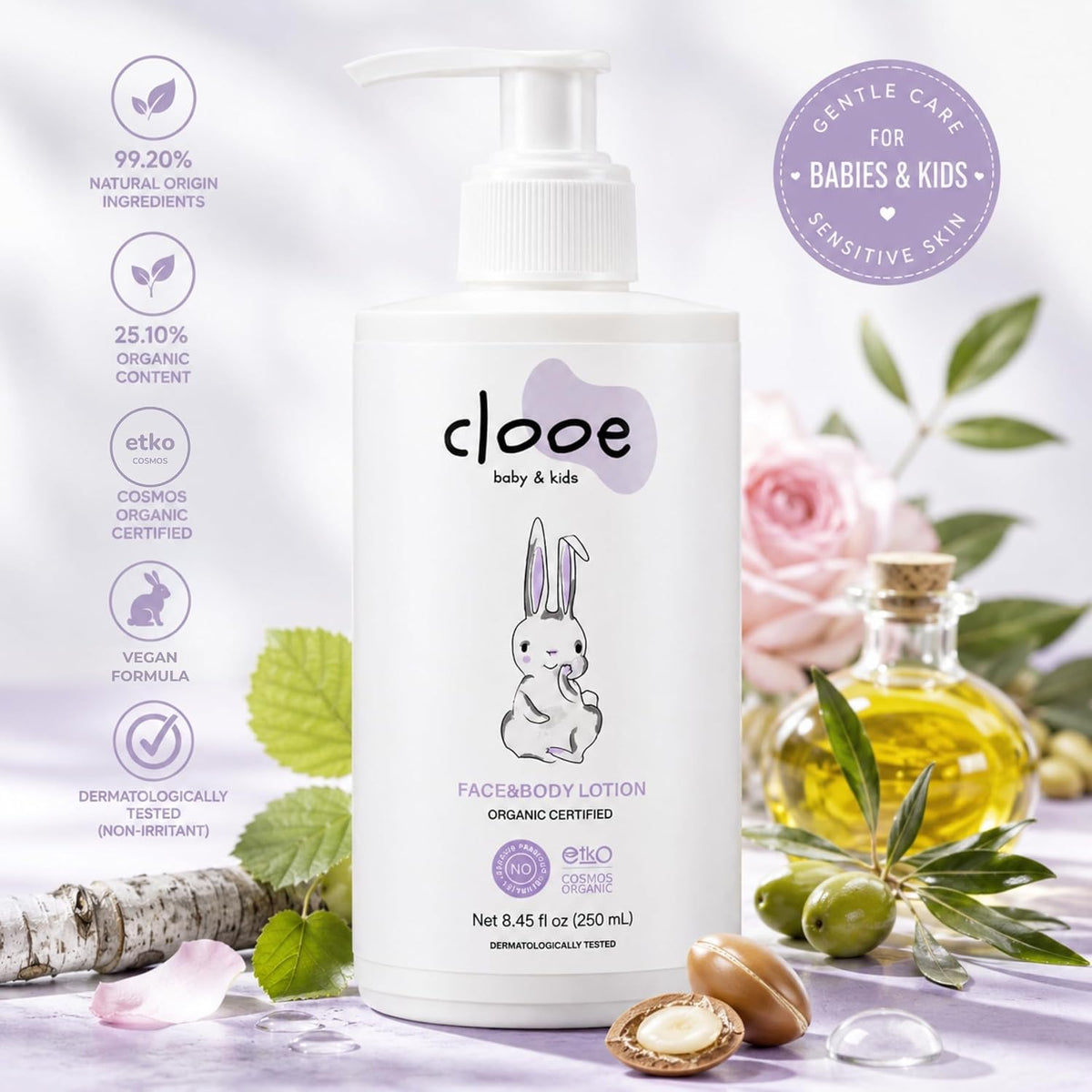 Clooe Face & Body Lotion – key features