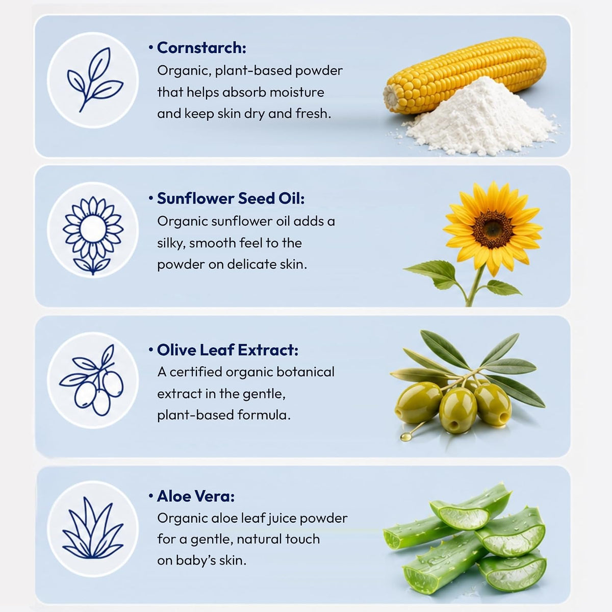 Clooe Baby Powder – key ingredients