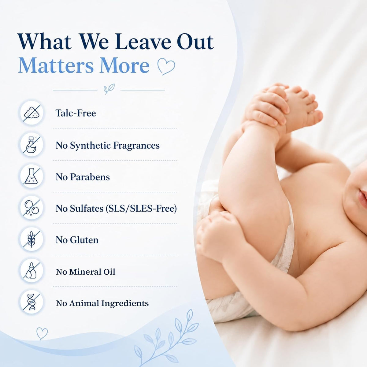 Clooe Baby Powder – what we leave out