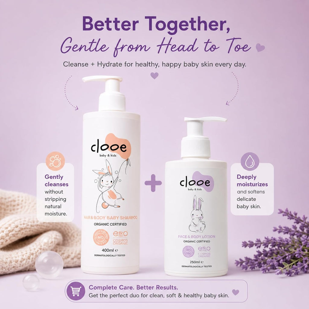 Clooe Shampoo and Lotion – better together