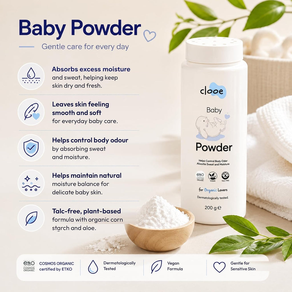 Clooe Baby Powder – gentle care for every day