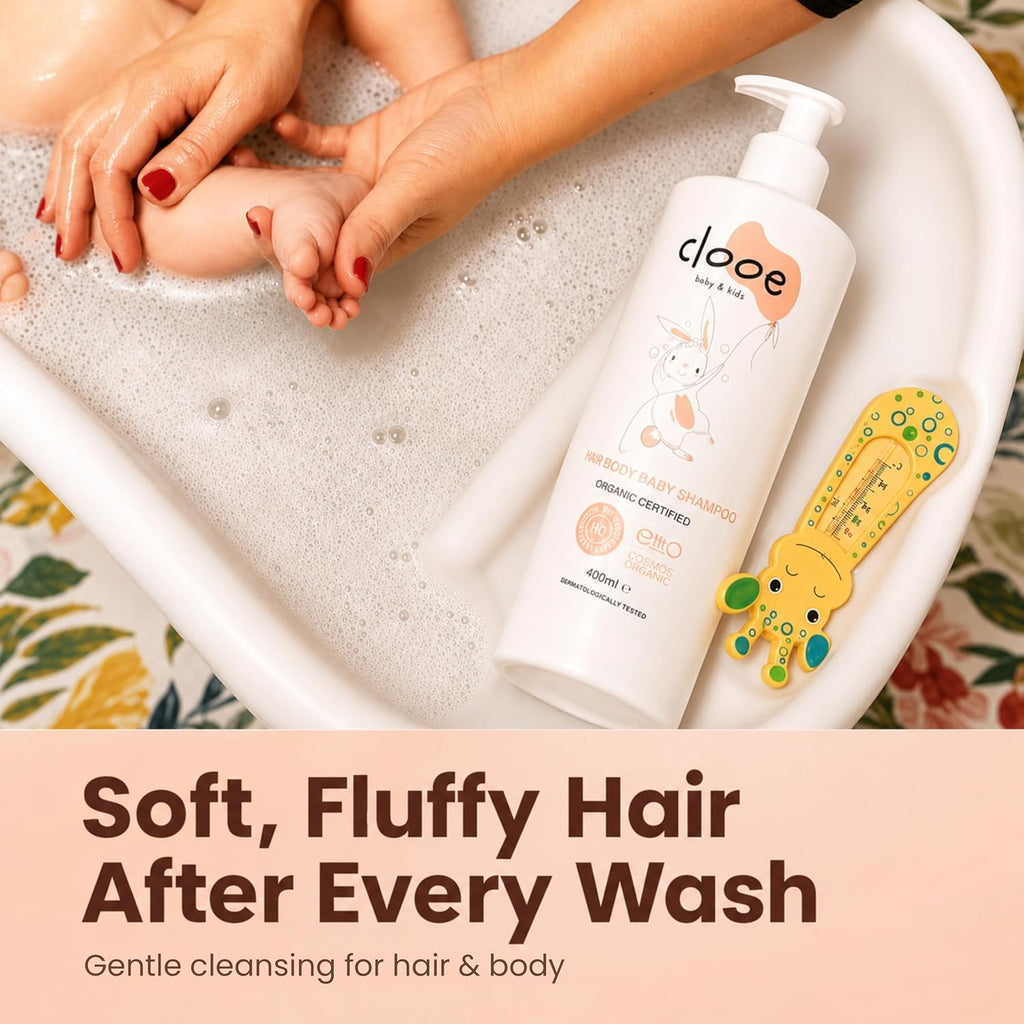 Clooe Baby Shampoo – soft, fluffy hair after every wash