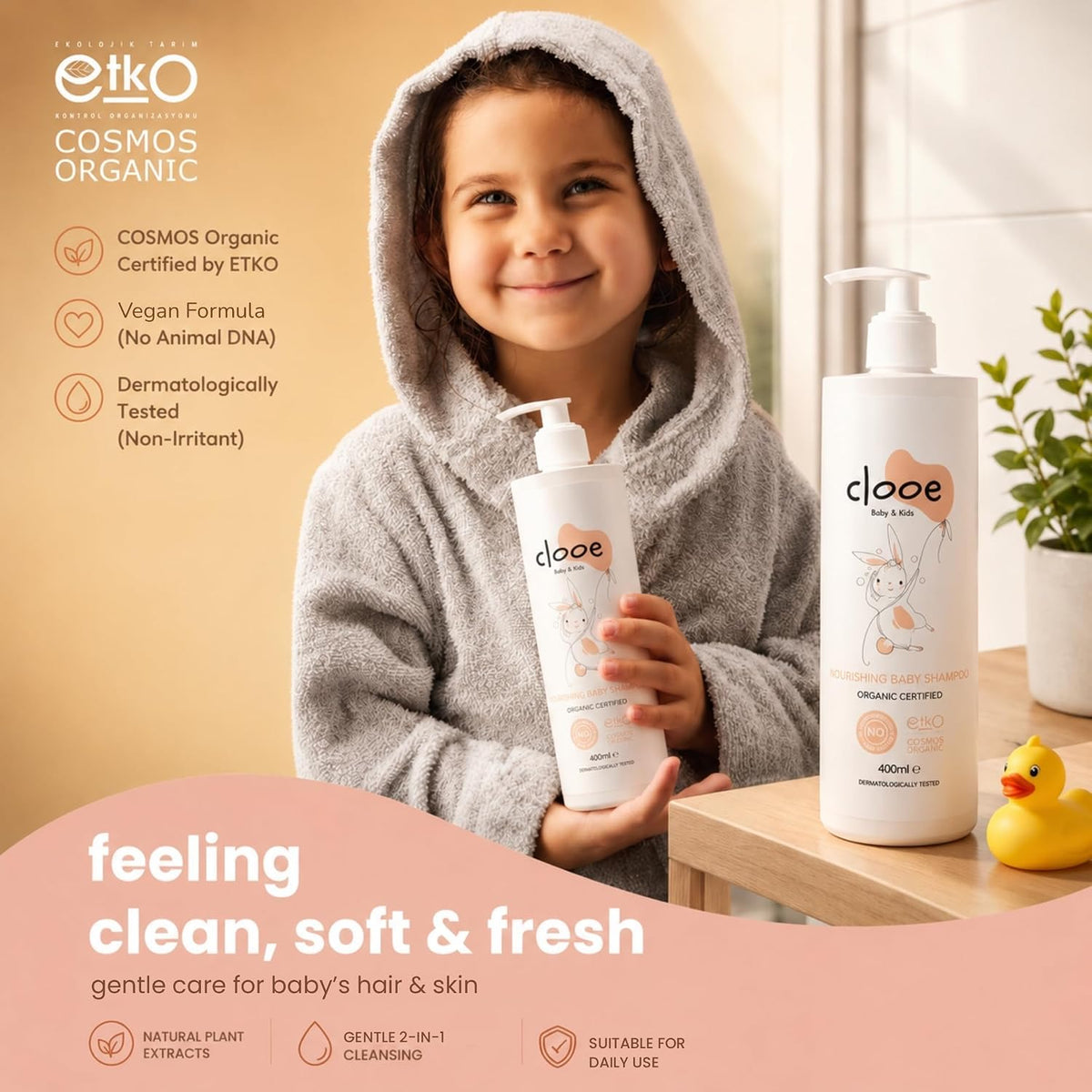 Clooe Baby Shampoo – clean, soft & fresh