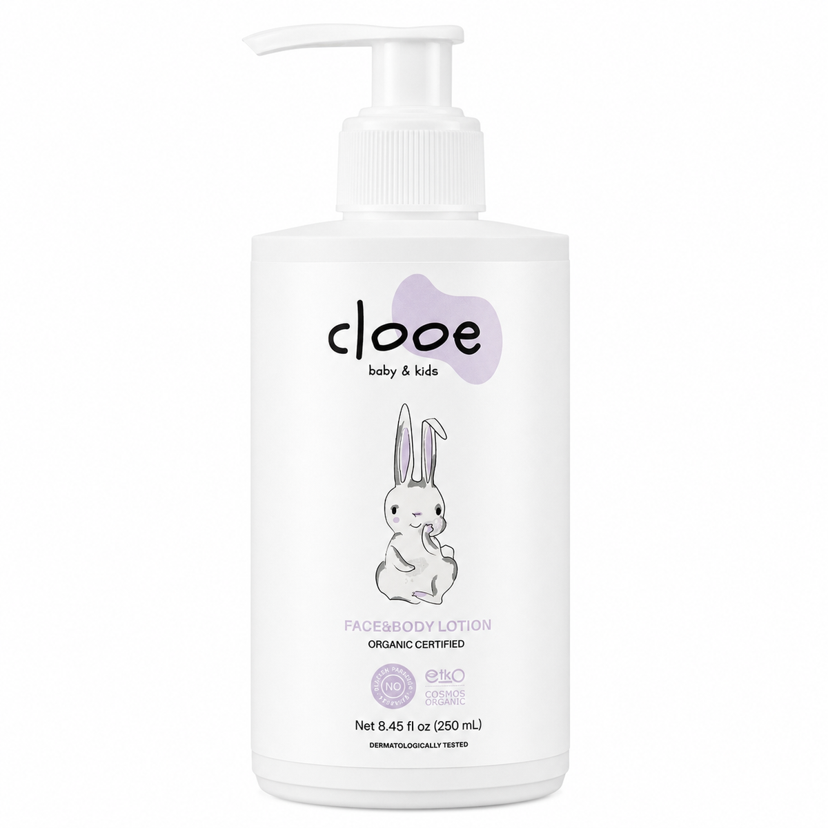 Clooe Organic Baby Face & Body Lotion 250 mL