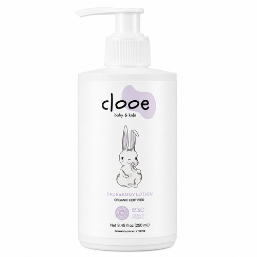 Clooe Organic Baby Face & Body Lotion 250 mL