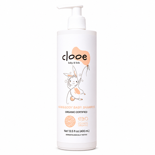 Clooe Organic Baby Shampoo & Body Wash 400 mL