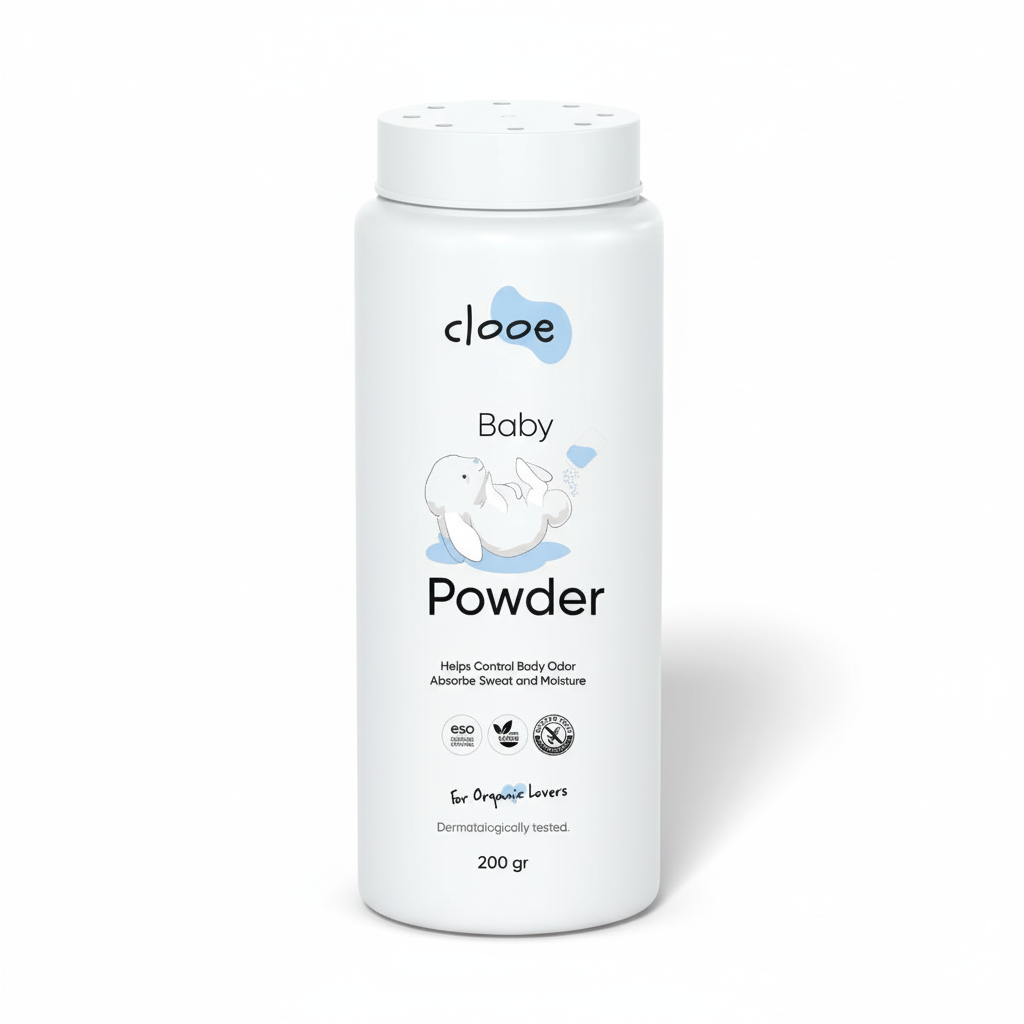 Clooe Organic Talc-Free Baby Powder 200 g